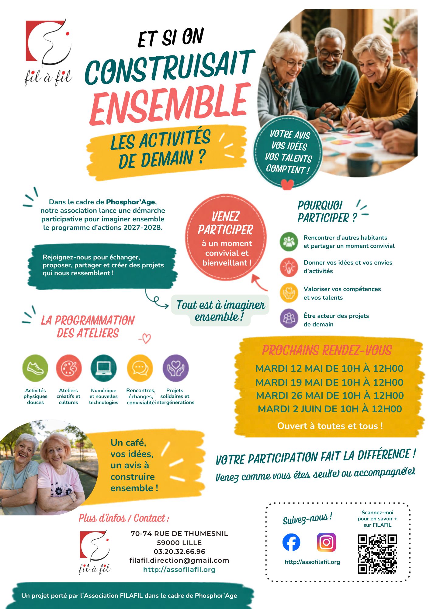 Projets seniors 2027-2028 : Bâtissons ensemble nos engagements et action de demain !