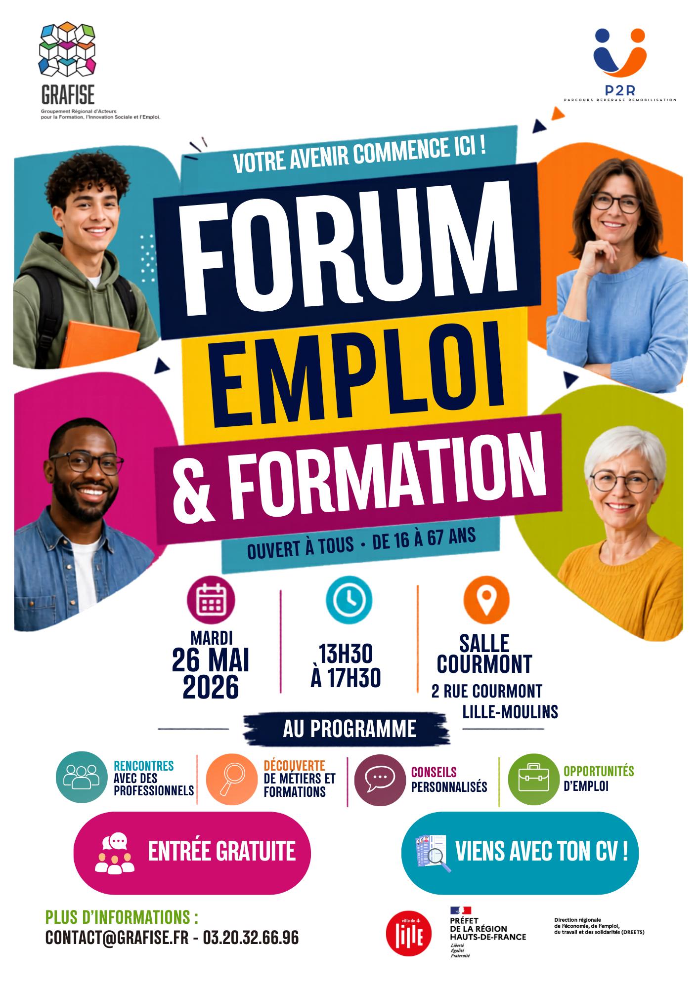 Forum Emploi & Formation 2026 : un rendez-vous pour construire son avenir